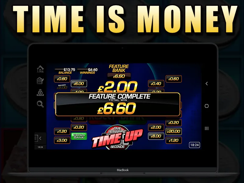 Fruit Machine Big Banker bonus game - Time is Money